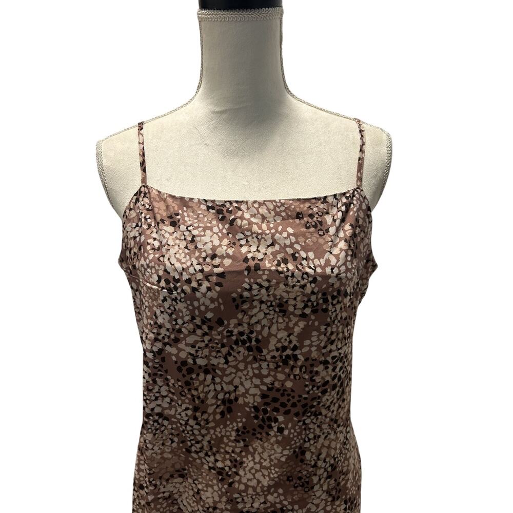 NWT Sadie & Sage Dusty Pink with Abstract Print Cocktail Slip Dress-Large - Picture 2 of 15